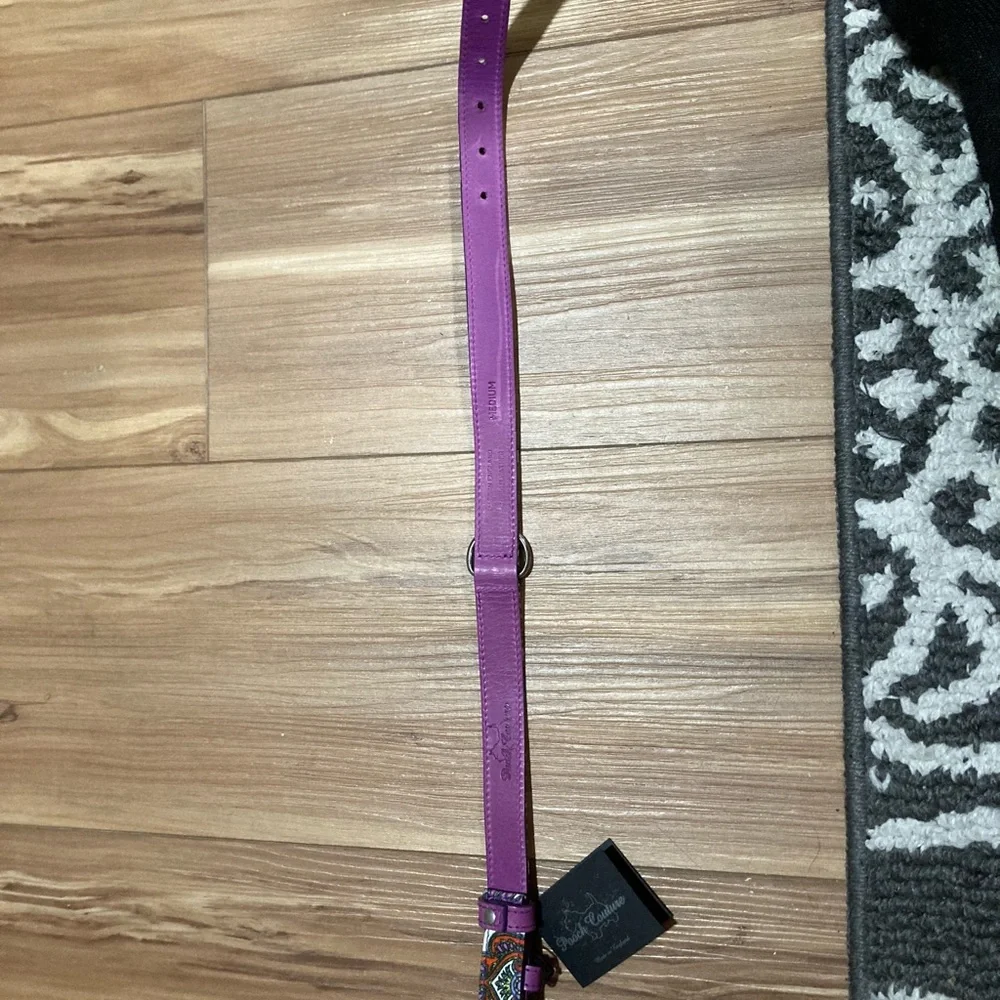 Pooch Couture made in England Leather Pet Collar Size Medium